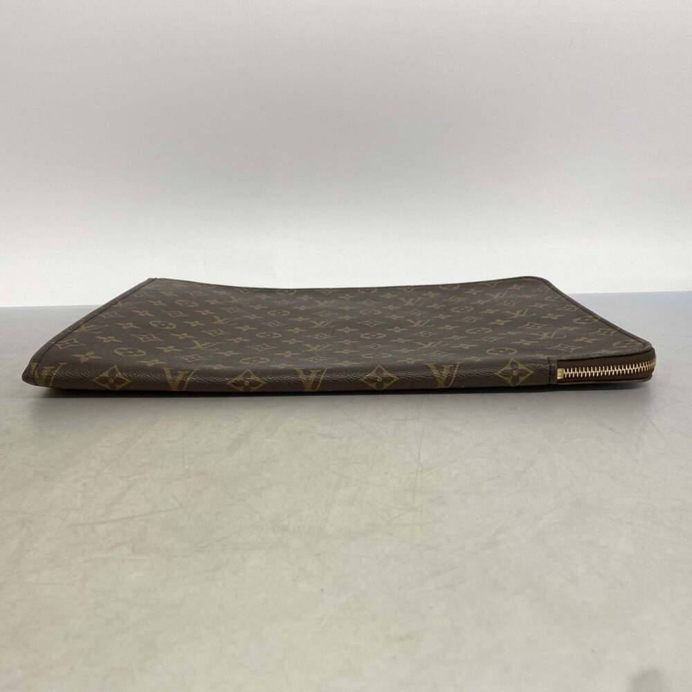 LOUIS VUITTON Brown Monogram Pochette Clutch Bag - Picture 3 of 8